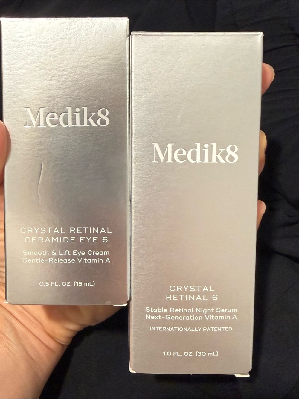 Crystal Retinal Ceramide Eye 6 — Silver Eye Cream for Smoother Eyes